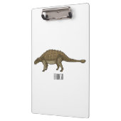 Cartoon Ankylosaurus Klemmbrett (Links)
