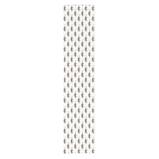 Cartoon Ankylosaurus Kurzer Tischläufer (Vorderseite)