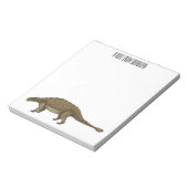 Cartoon Ankylosaurus Notizblock (Rotiert)