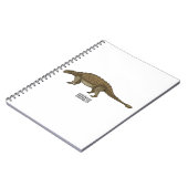 Cartoon Ankylosaurus Notizblock (Linke Seite)