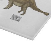 Cartoon Ankylosaurus Schneidebrett (Ecke)