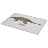 Cartoon Ankylosaurus Schneidebrett (Ecke)