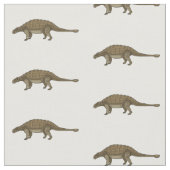 Cartoon Ankylosaurus Stoff (Nahaufnahme)