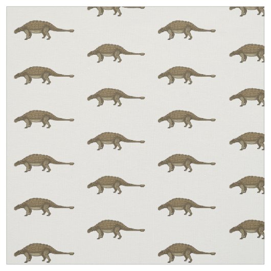 Cartoon Ankylosaurus Stoff (Muster)