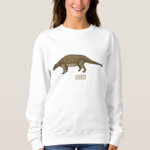Cartoon Ankylosaurus Sweatshirt