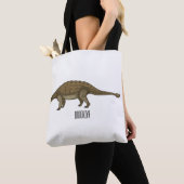Cartoon Ankylosaurus Tasche (Von Nahem)