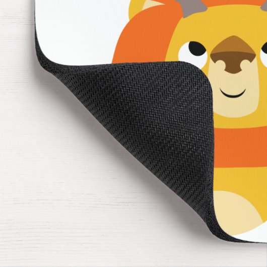 Cartoon Antlered Lion mousepad (Ecke)
