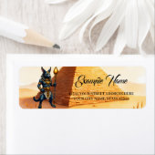 Cartoon Anubis - Ägyptischer Gott des Nachlebens (Insitu)