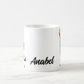 Cartoon Anubis - Ägyptischer Gott des Nachlebens Kaffeetasse (Mittel)