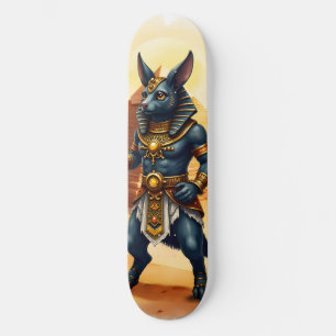 Cartoon Anubis - Ägyptischer Gott des Nachlebens Skateboard