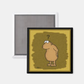 Cartoon Ape Magnet (Vorderseite/Rückseite)