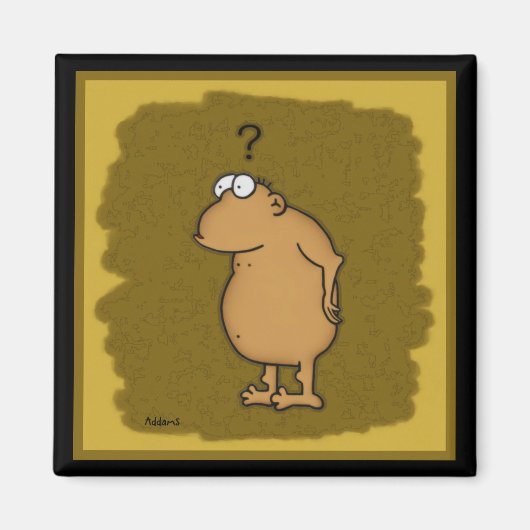 Cartoon Ape Magnet (Vorne)