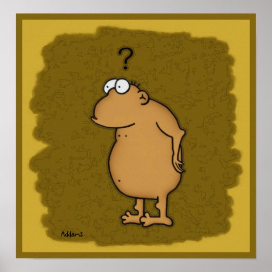 Cartoon Ape Poster (Vorne)