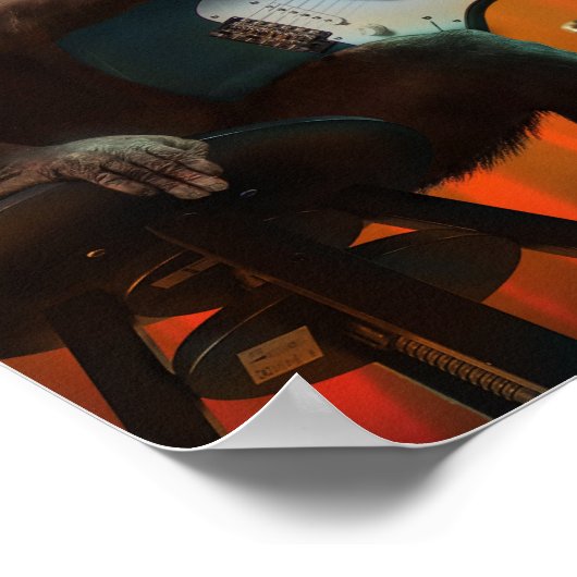 Cartoon Ape Poster (Ecke)