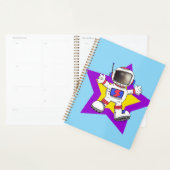 Cartoon Astronaut in Star Design Planer (Anzeige)