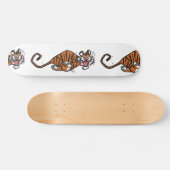 Cartoon auf Tiger-Skateboard Skateboard (Horizontal)