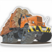 Cartoon Aufkleber (Vorderseite)