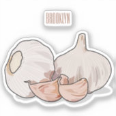 Cartoon Aufkleber (Vorderseite)