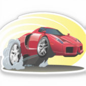 Cartoon Aufkleber (Vorderseite)