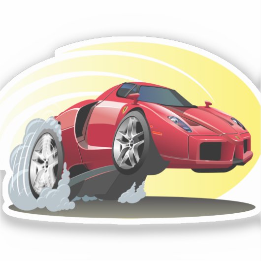 Cartoon Aufkleber (Vorderseite)