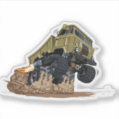 Cartoon Aufkleber (Vorderseite)