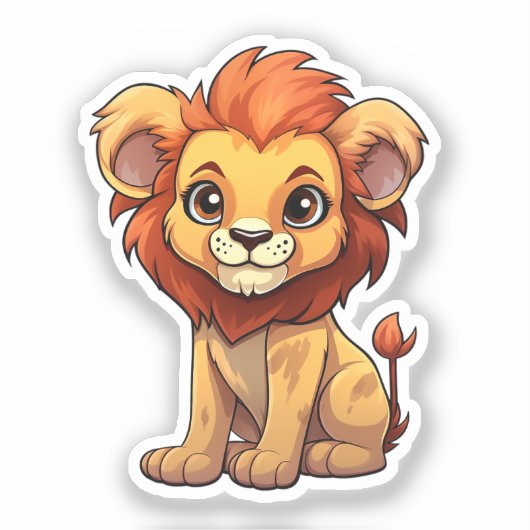 Cartoon Aufkleber (Vorderseite)