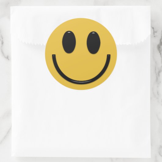 Cartoon-Aufkleber Runder Aufkleber (Tasche)