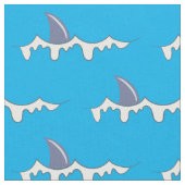 Cartoon aus Haifisch Stoff (Nahaufnahme)