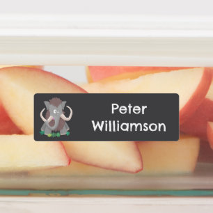 Cartoon aus Wolle personalisiert Etiketten