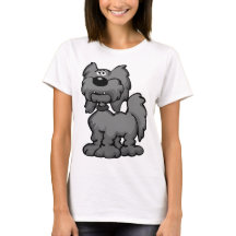 Cartoon Aussiedoodle Hund