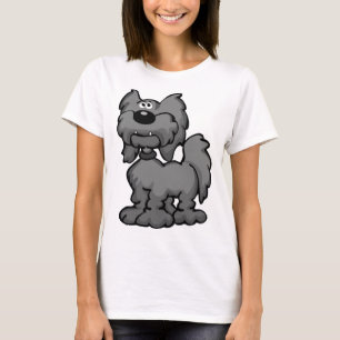 Cartoon Aussiedoodle Hund T-Shirt