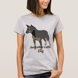 Cartoon Australischer Rinderhund T-Shirt