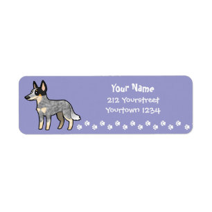 Cartoon-australischer Viehhund/Kelpie