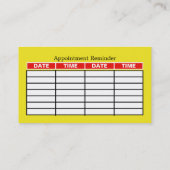 Cartoon Auto, Fahrschule/Lehrerberuf Visitenkarte (Rückseite)