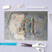 Cartoon-Autofiguren mit texturiertem Look Seidenpapier (Handwerk)