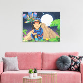 Cartoon Aztek Leinwanddruck (Insitu (Wohnzimmer))