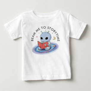 Cartoon Baby Alien T - Shirt