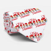 Cartoon Baby Carolers - Feliz Navidad Krawatte (Gerollt)