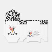 Cartoon Baby Cow Birthday Favor Box Geschenkschachtel (Ungefaltet)