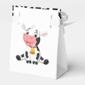Cartoon Baby Cow Birthday Favor Box Geschenkschachtel (Rückseite)