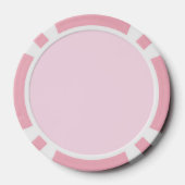 Cartoon-Baby-Rosa-Coque-Cherry-Eimerhut Pokerchips (Rückseite)