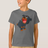 Cartoon Baby Rottweiler Children T - Shirt (Vorderseite)