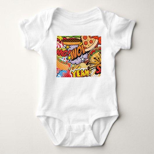 Cartoon Baby Strampler (Vorderseite)