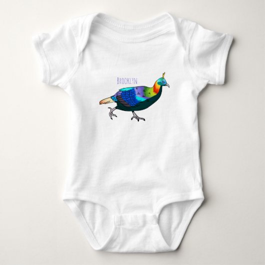 Cartoon Baby Strampler (Vorderseite)