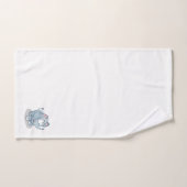 Cartoon Babyelefant, der in den Himmel schaut Badhandtuch Set (Handtuch)