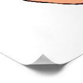 Cartoon Bad Pick up Line Slimy Mustache Typ Poster (Ecke)