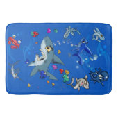 Cartoon Badematte (Vorderseite)