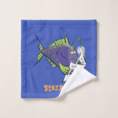 Cartoon Badhandtuch Set (Waschlappen)