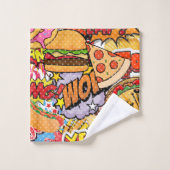 Cartoon Badhandtuch Set (Waschlappen)