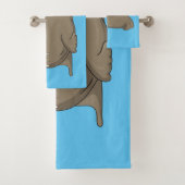 Cartoon Badhandtuch Set (Insitu)